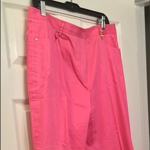 Hot Pink Lightweight summer slacks.